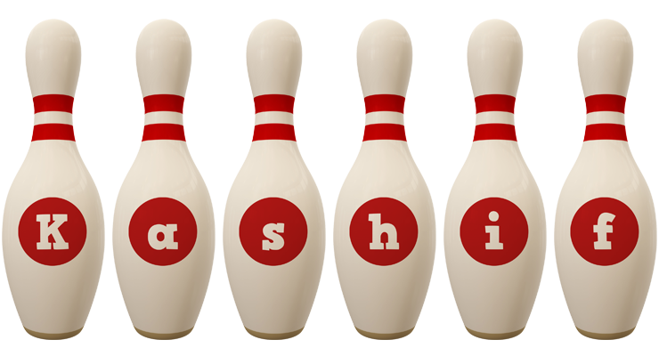 Kashif bowling-pin logo