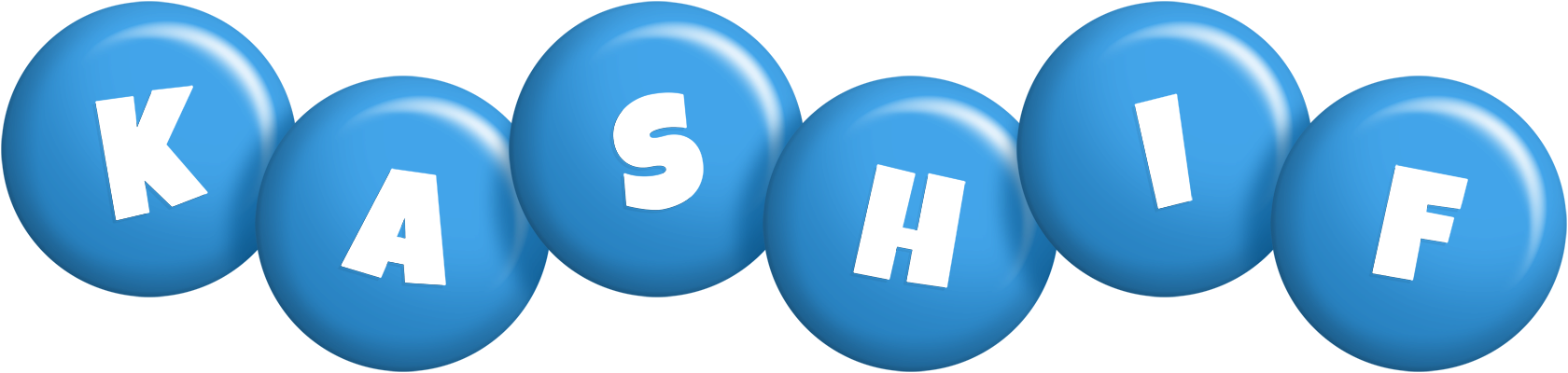 Kashif candy-blue logo