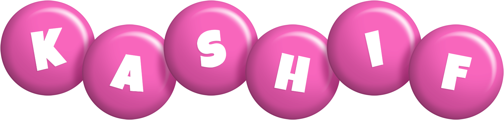 Kashif candy-pink logo