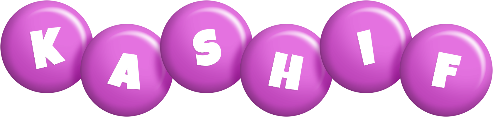 Kashif candy-purple logo