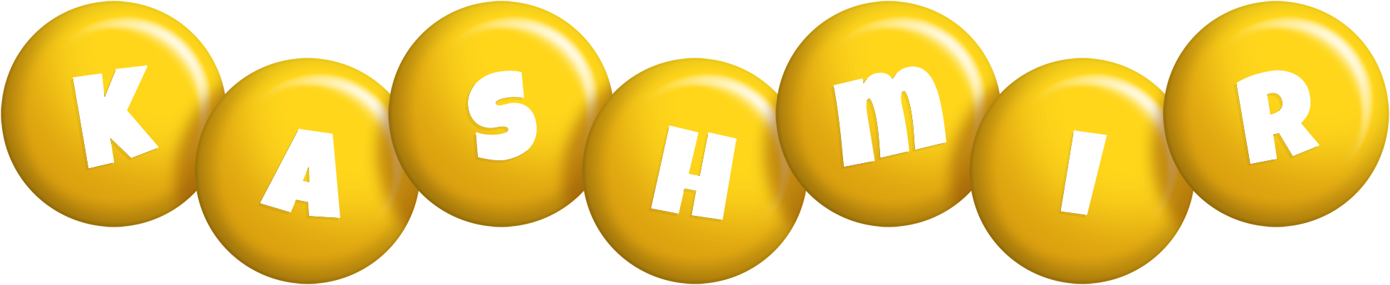 Kashmir candy-yellow logo