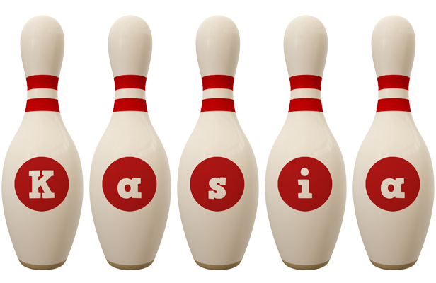 Kasia bowling-pin logo
