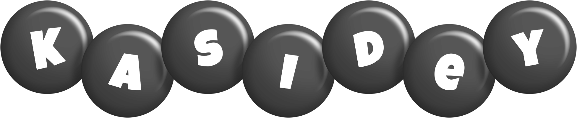 Kasidey candy-black logo