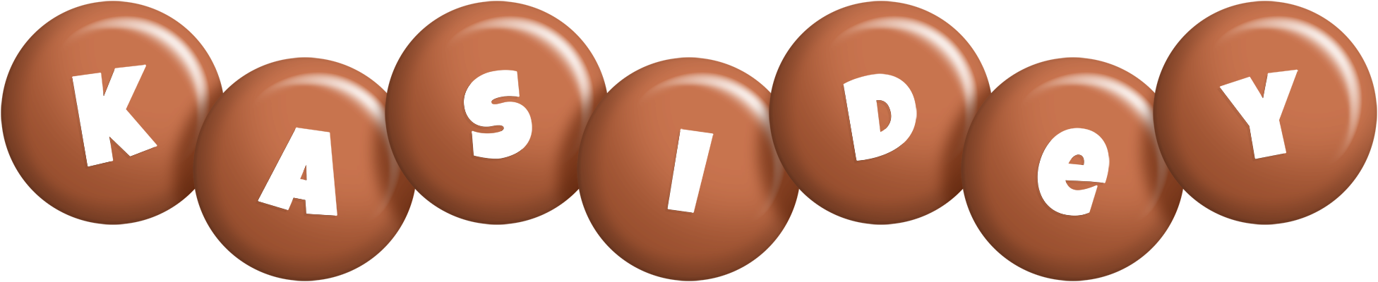 Kasidey candy-brown logo