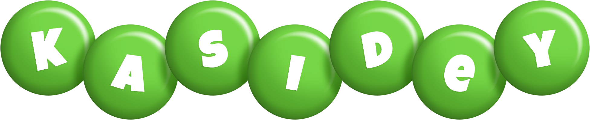 Kasidey candy-green logo