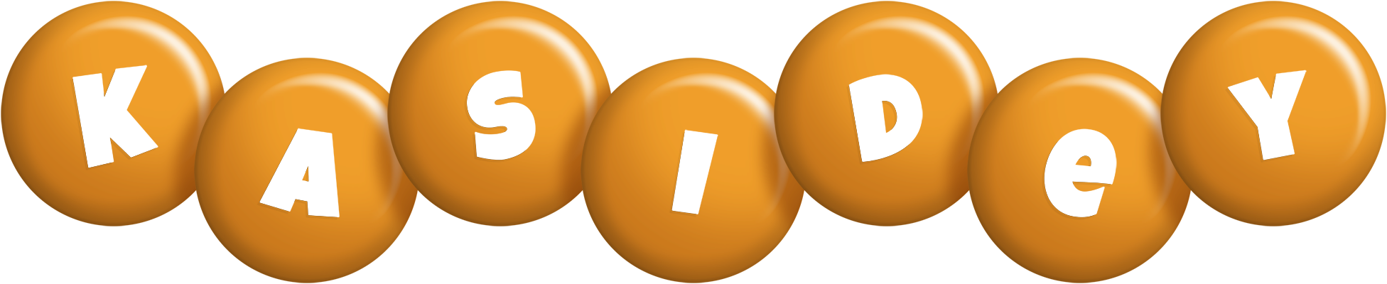 Kasidey candy-orange logo