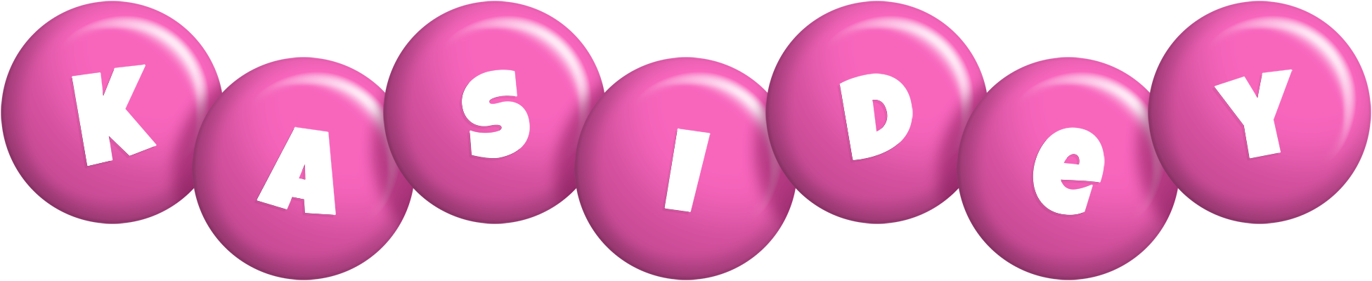 Kasidey candy-pink logo