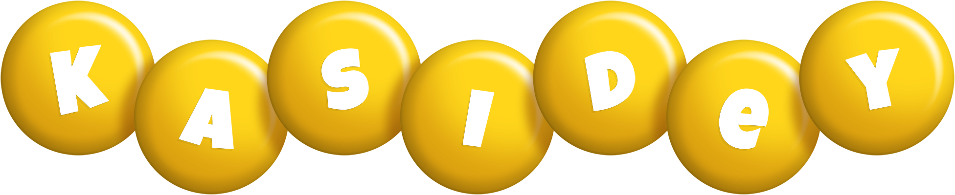 Kasidey candy-yellow logo