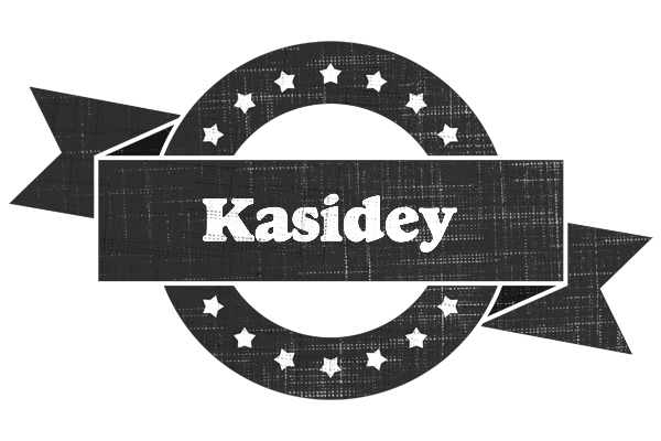 Kasidey grunge logo