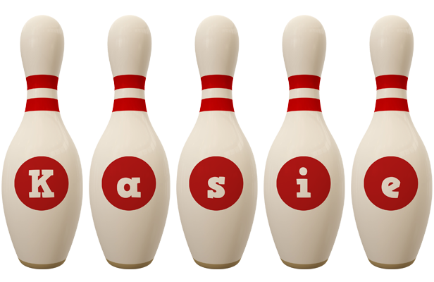 Kasie bowling-pin logo