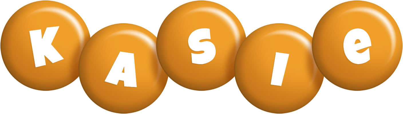 Kasie candy-orange logo