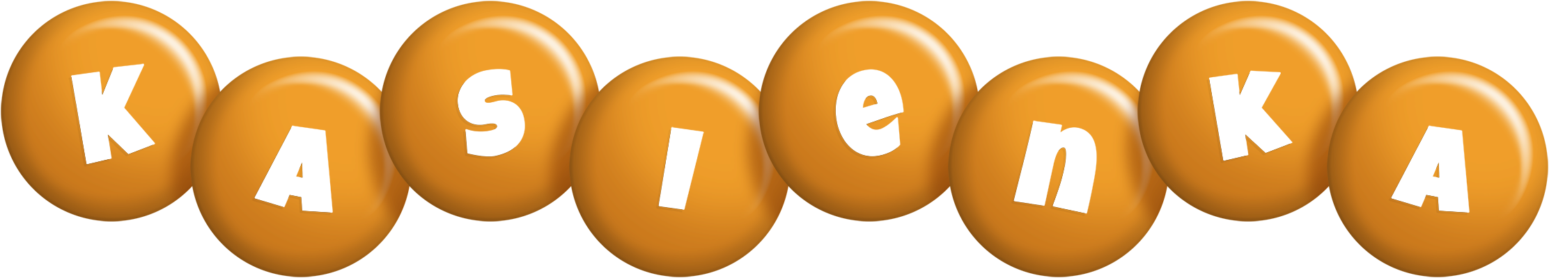 Kasienka candy-orange logo