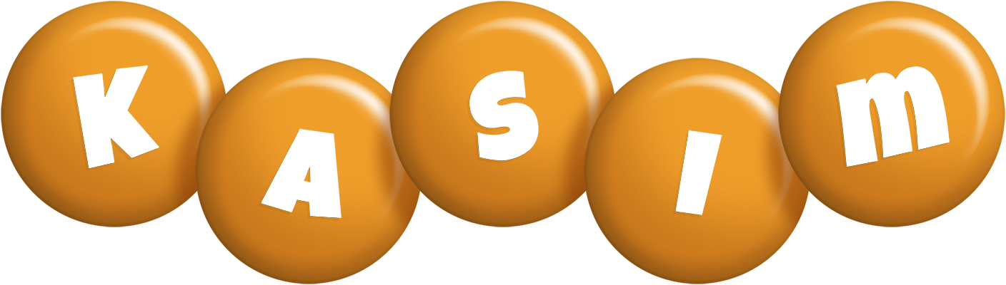 Kasim candy-orange logo
