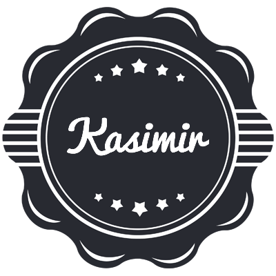 Kasimir badge logo