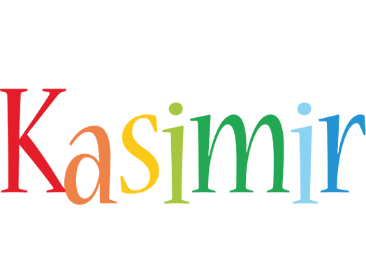 Kasimir birthday logo