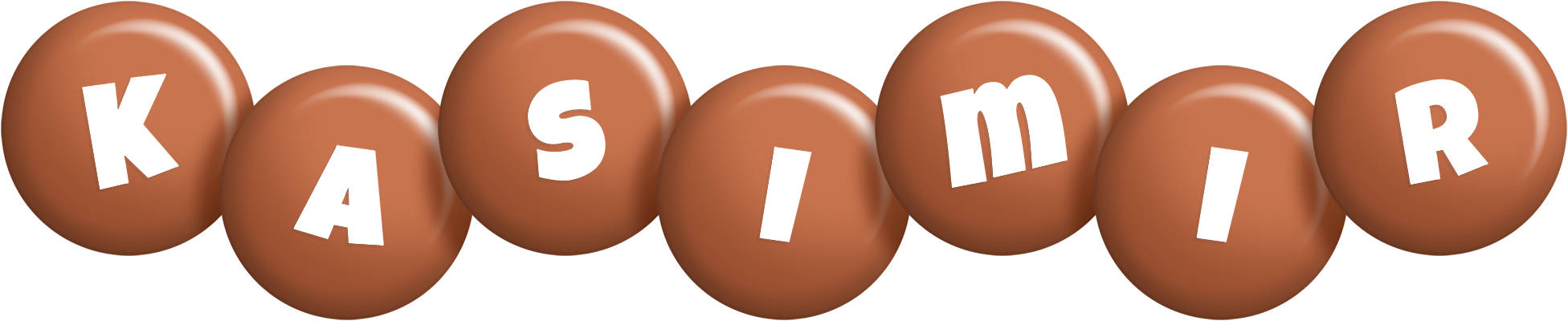 Kasimir candy-brown logo