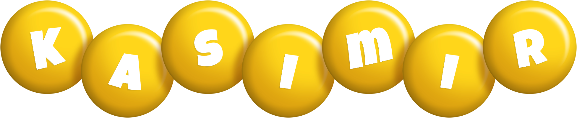 Kasimir candy-yellow logo