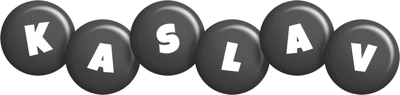 Kaslav candy-black logo
