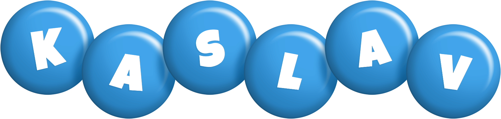 Kaslav candy-blue logo