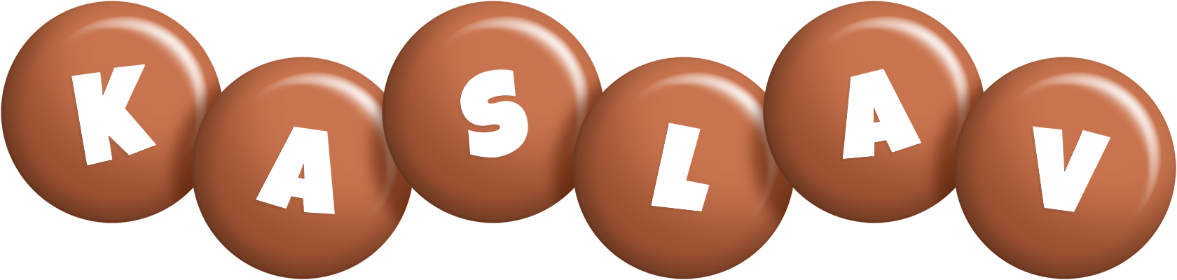 Kaslav candy-brown logo