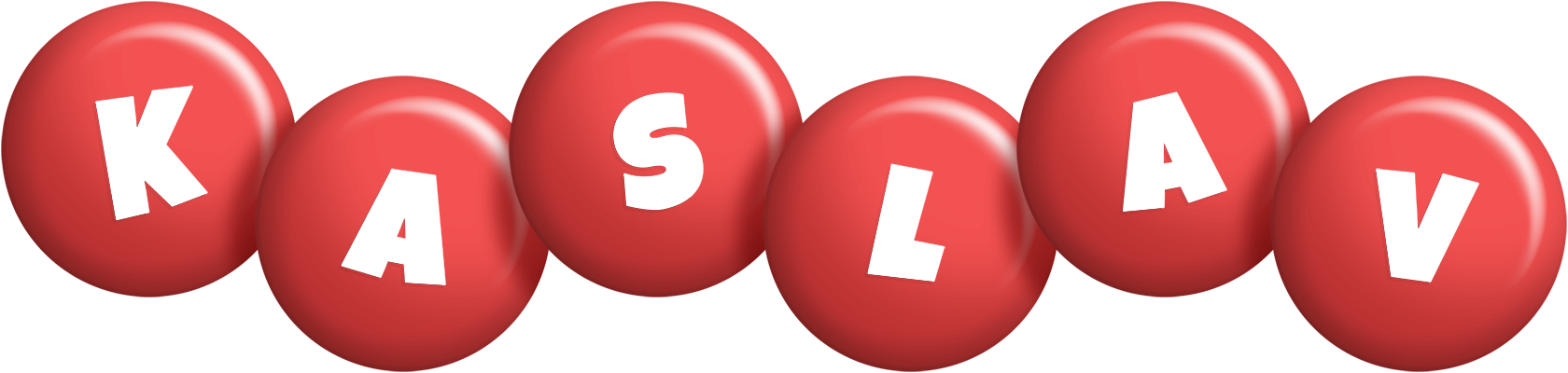 Kaslav candy-red logo