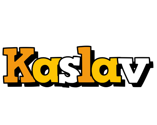 Kaslav cartoon logo