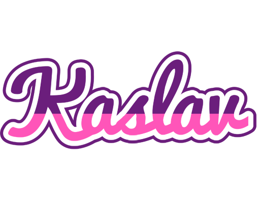 Kaslav cheerful logo