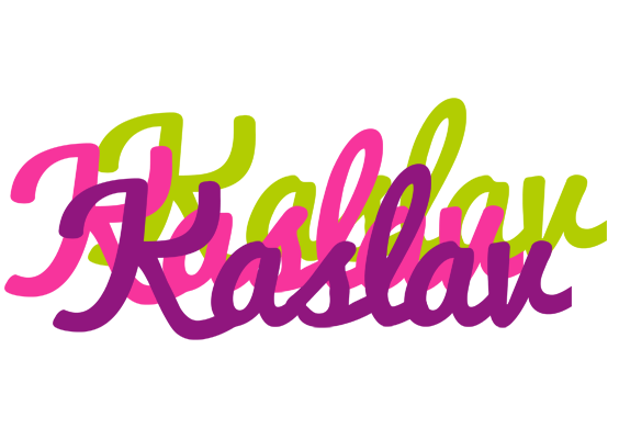 Kaslav flowers logo