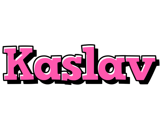 Kaslav girlish logo