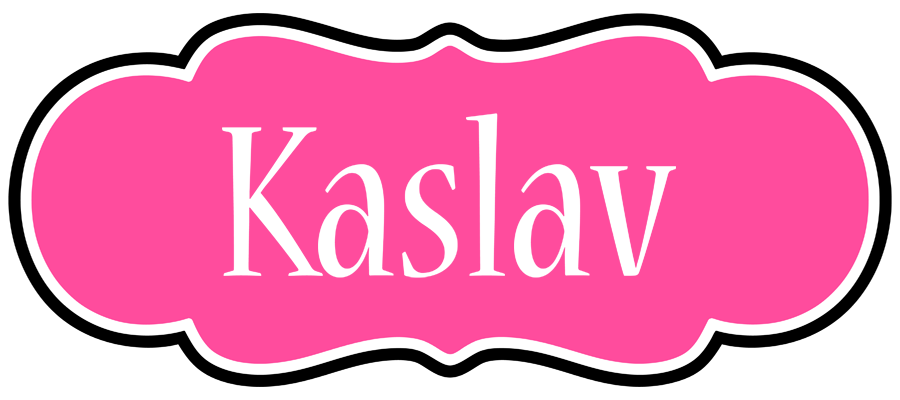 Kaslav invitation logo