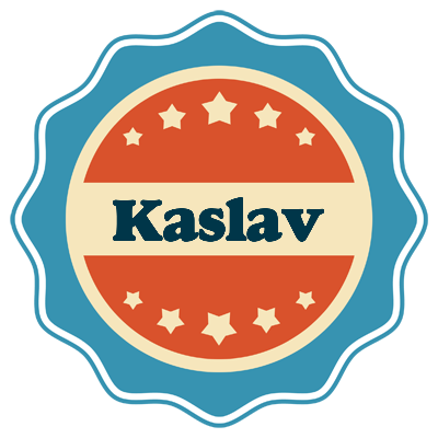 Kaslav labels logo