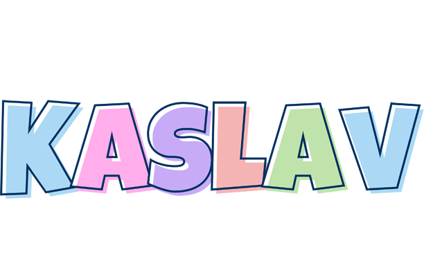 Kaslav pastel logo