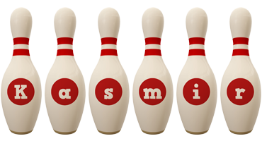 Kasmir bowling-pin logo