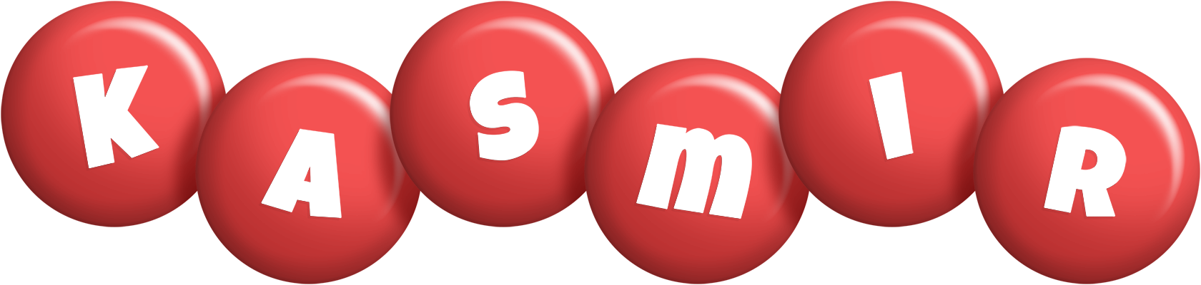 Kasmir candy-red logo