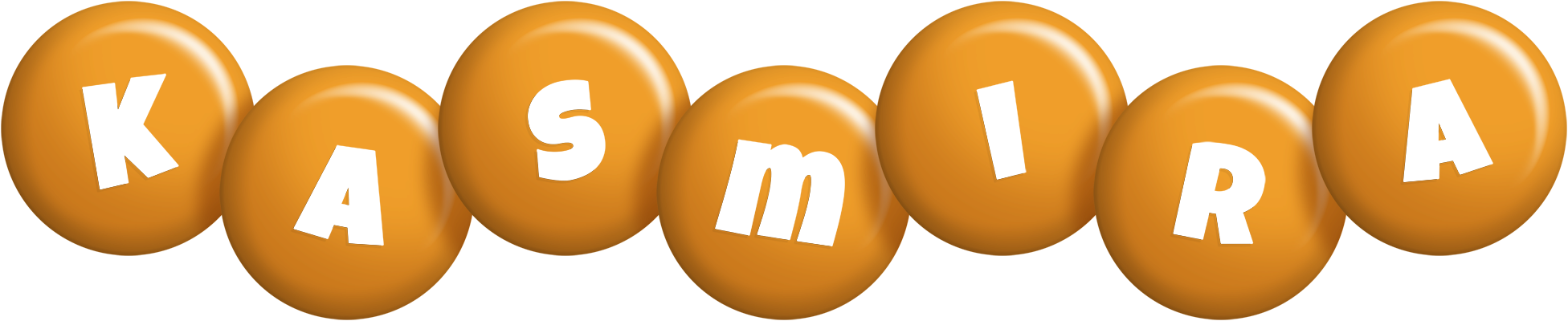 Kasmira candy-orange logo