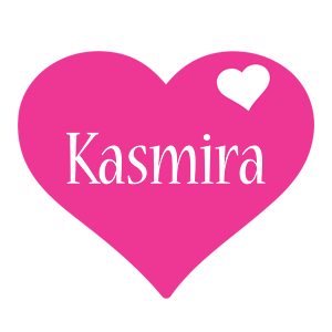 Kasmira love-heart logo