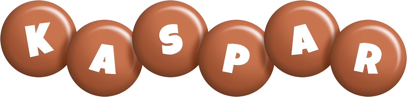 Kaspar candy-brown logo