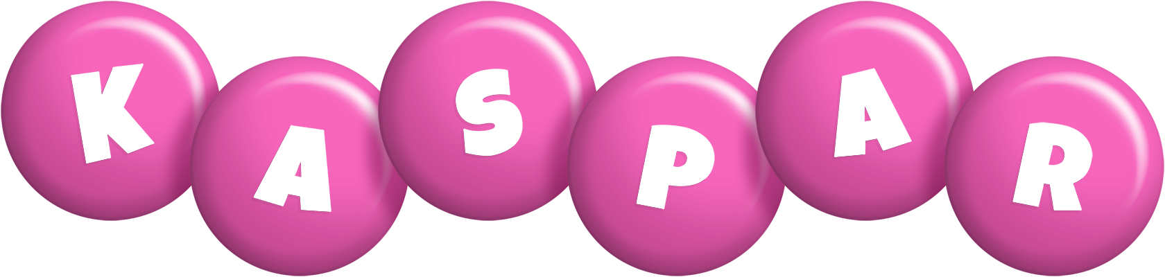 Kaspar candy-pink logo