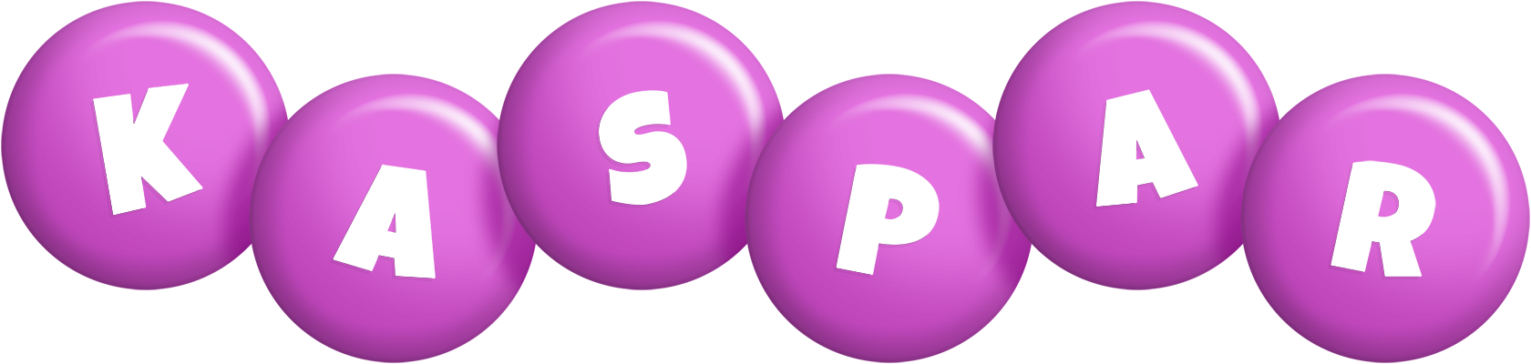 Kaspar candy-purple logo
