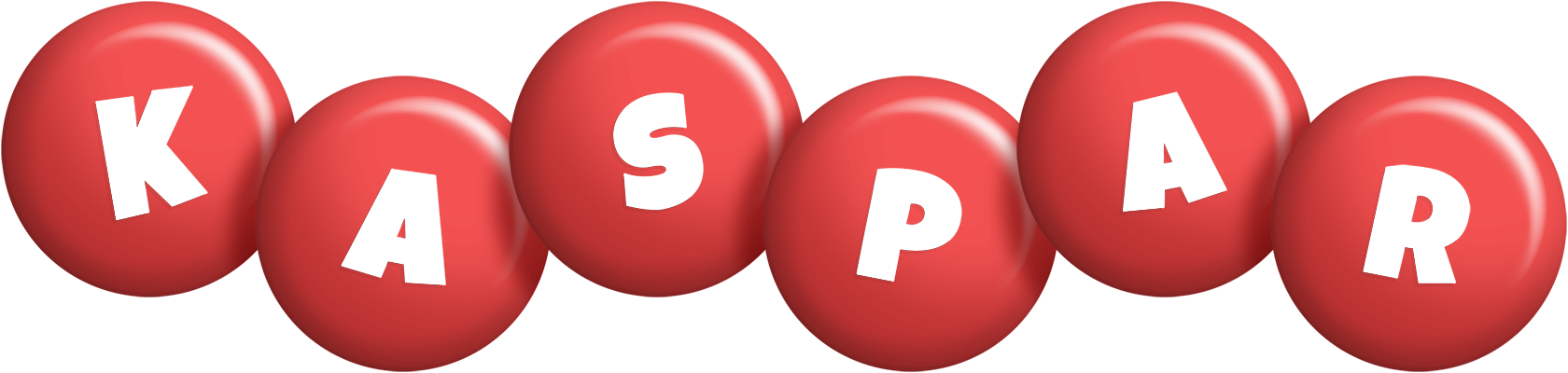 Kaspar candy-red logo