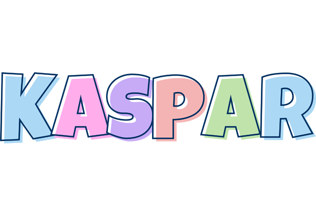 Kaspar pastel logo