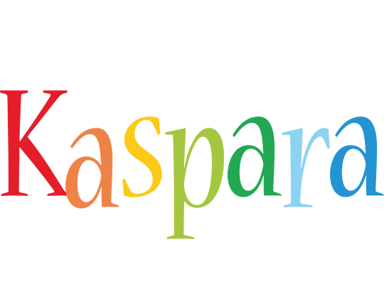 Kaspara birthday logo