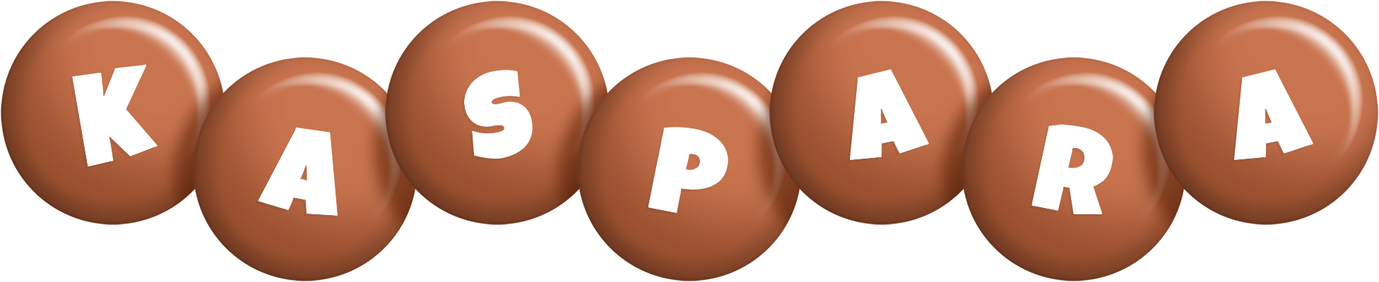 Kaspara candy-brown logo