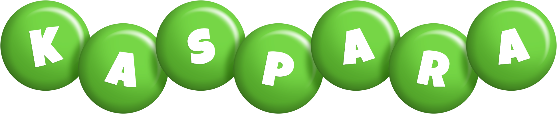 Kaspara candy-green logo