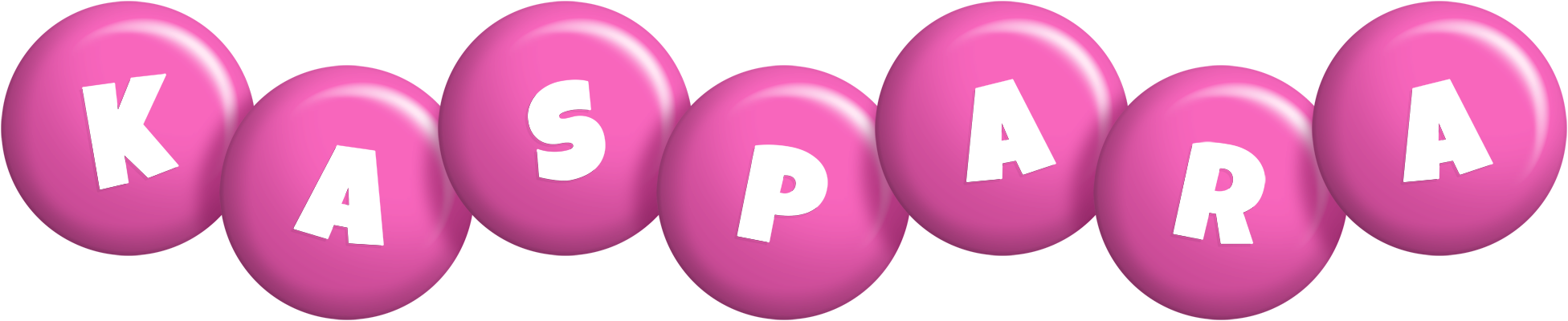Kaspara candy-pink logo