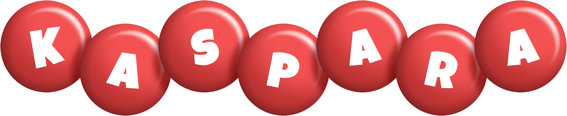 Kaspara candy-red logo