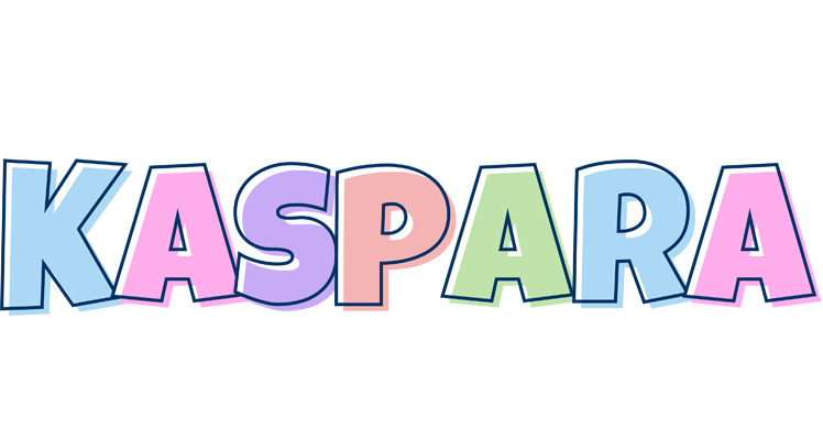 Kaspara pastel logo