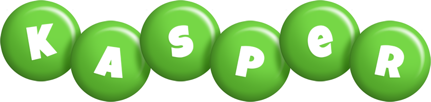 Kasper candy-green logo