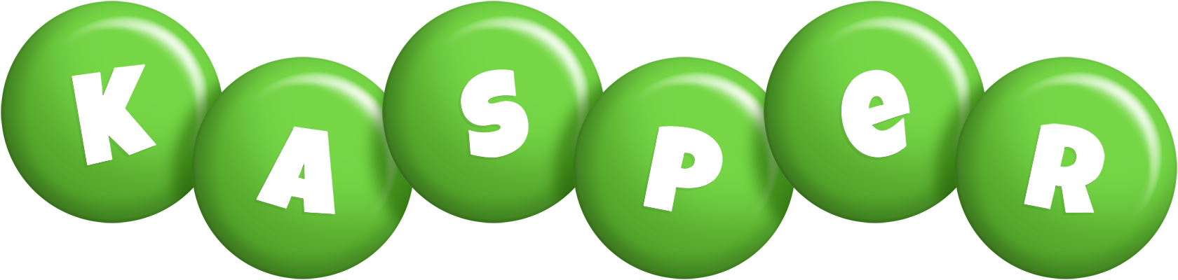 Kasper candy-green logo
