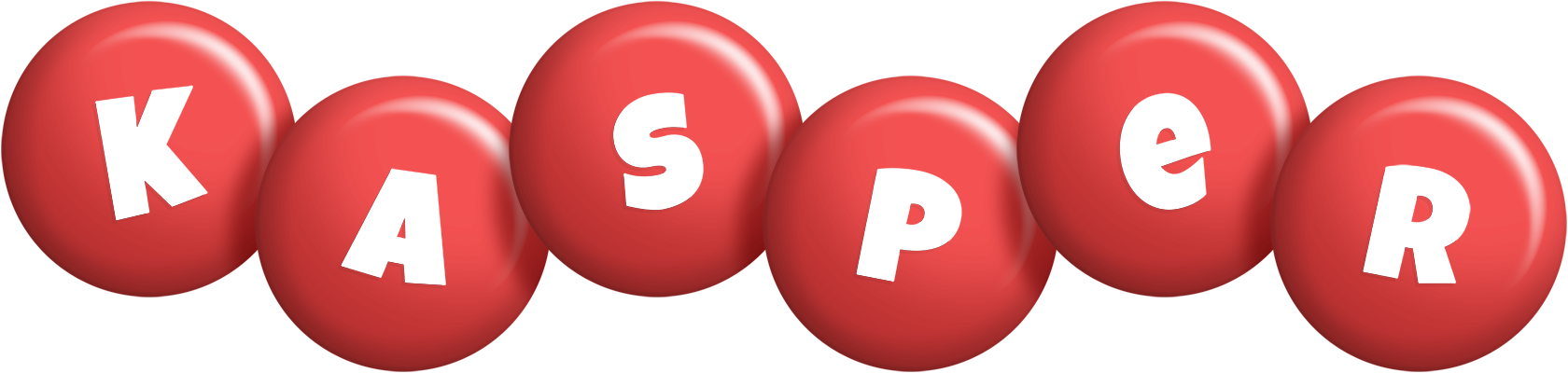 Kasper candy-red logo